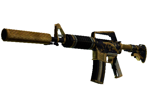 StatTrak™ M4A1-S | Golden Coil (Battle-Scarred)
