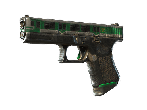 Glock-18 | Green Line (Battle-Scarred)