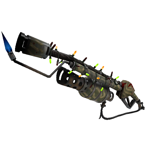 Strange Festivized Killstreak Forest Fire Flame Thrower (Field-Tested)