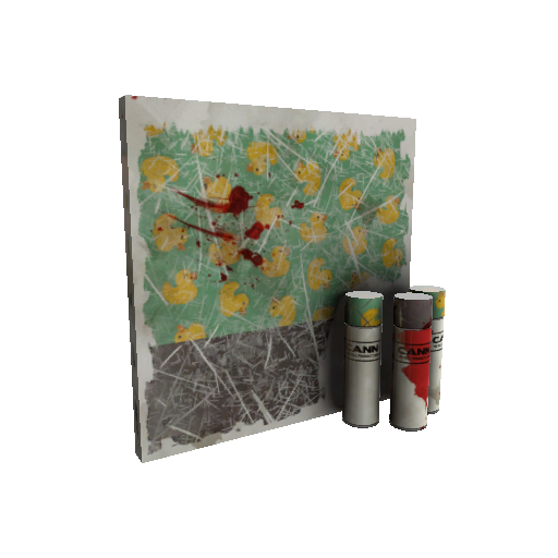 Strange Quack Canvassed War Paint (Battle Scarred)