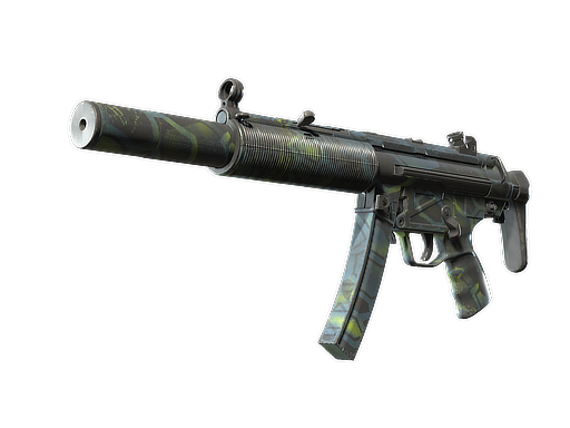 MP5-SD | Lime Hex (Well-Worn)