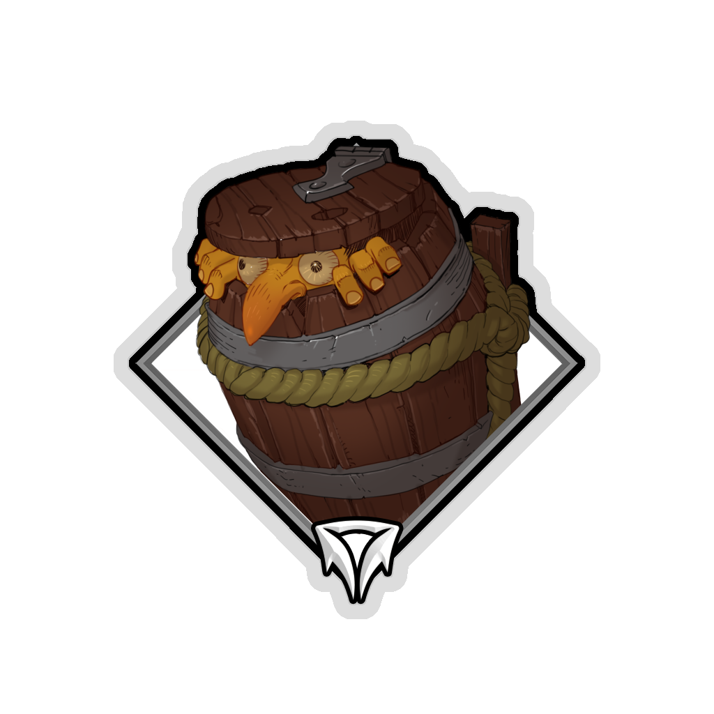 Holo Crownfall Sticker - Spoon