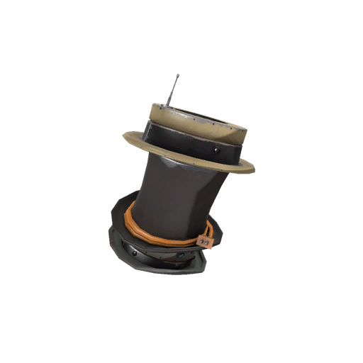 Unusual Towering Titanium Pillar of Hats