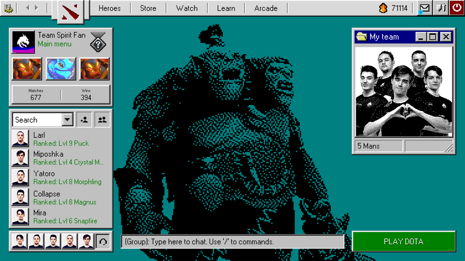 Team Wallpaper - Team Spirit, Season 10, #1