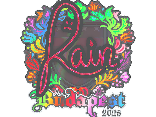 Sticker | rain (Holo) | Budapest 2025