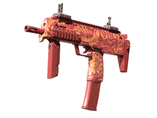 MP7 | Coral Paisley (Minimal Wear)
