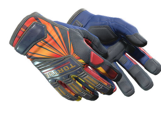 ★ Specialist Gloves | Sunburst (Minimal Wear)