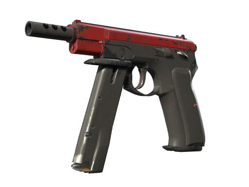 CZ75-Auto | Crimson Web (Well-Worn)