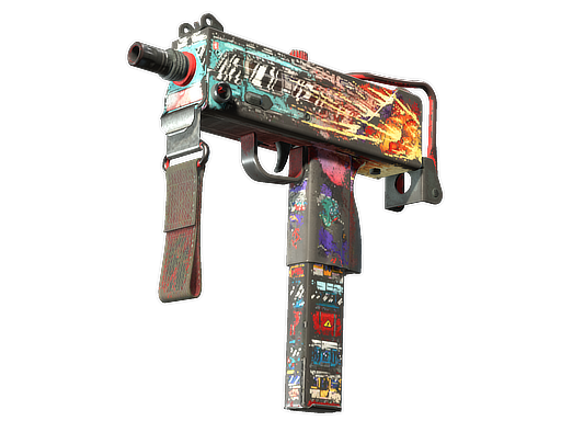 Souvenir MAC-10 | Derailment (Battle-Scarred)